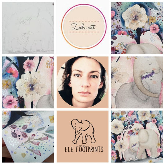 Zoki Art and Elefootprints Collaboration