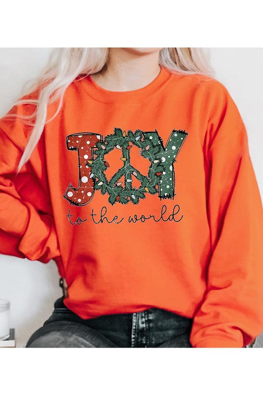 Joy To The World | Christmas Unisex Fleece Sweatshirt