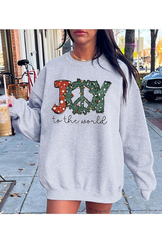 Joy To The World | Christmas Unisex Fleece Sweatshirt