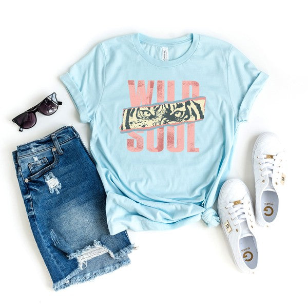 Wild Soul Tiger Short Sleeve Graphic Tee