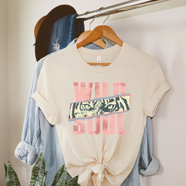 Wild Soul Tiger Short Sleeve Graphic Tee