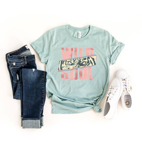 Wild Soul Tiger Short Sleeve Graphic Tee