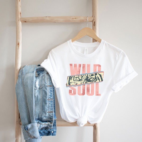 Wild Soul Tiger Short Sleeve Graphic Tee
