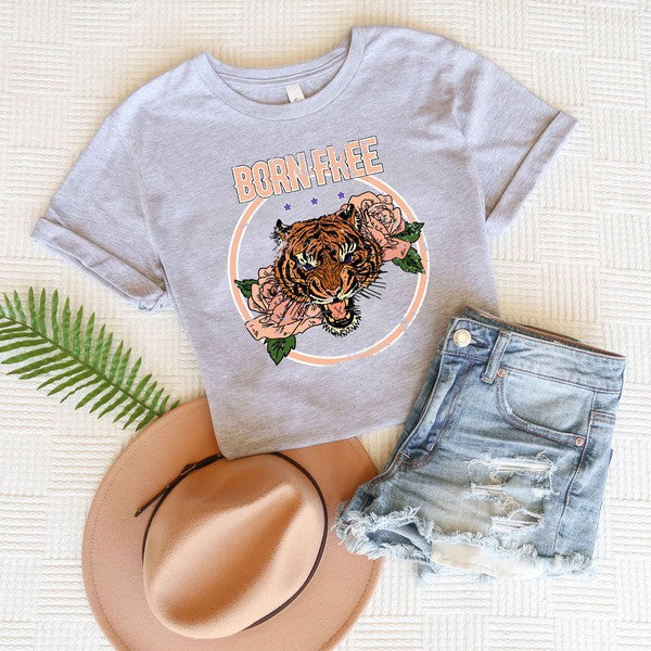 Born Free Tiger Short Sleeve Graphic Tee
