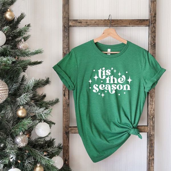 Whimsical Tis The Season Short Sleeve Graphic Tee