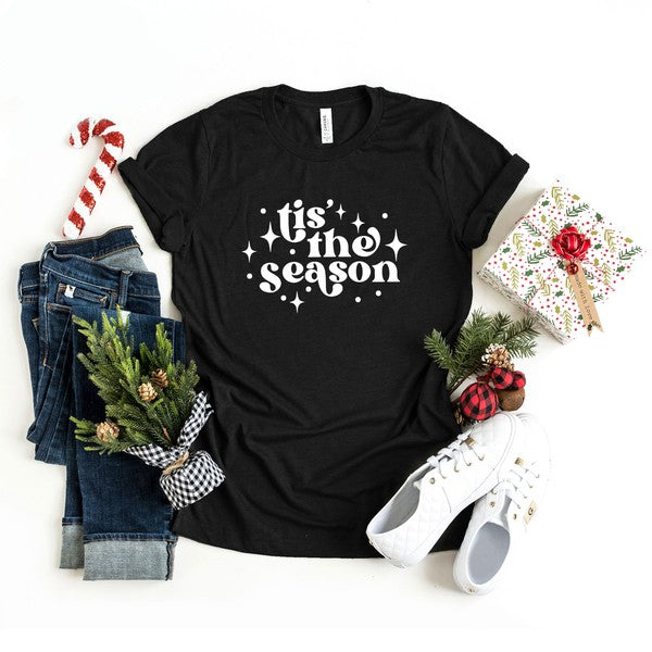 Whimsical Tis The Season Short Sleeve Graphic Tee