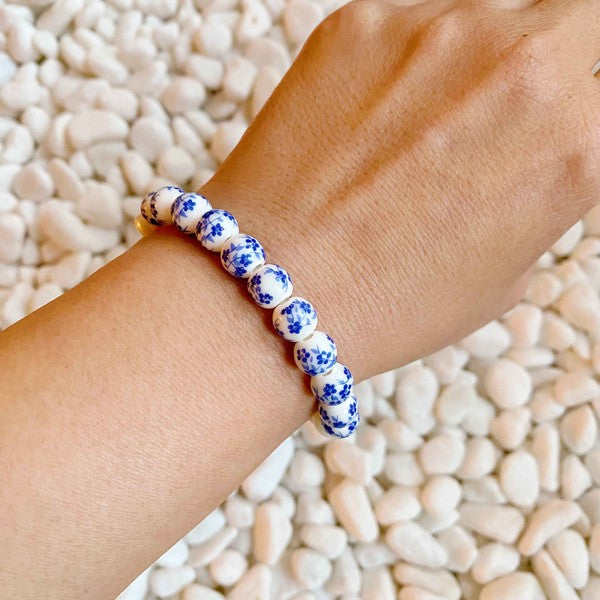So Fresh Pearl And Porcelain Bracelet