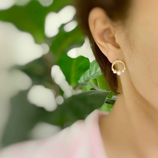 Perfect Pearl Earrings Set Of 3 pairs