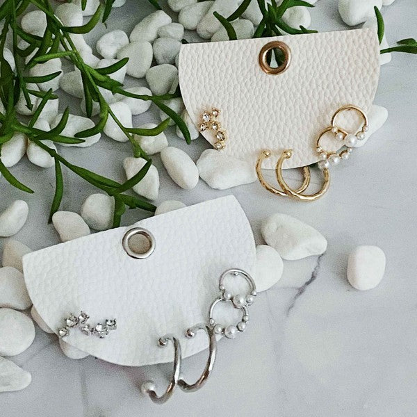 Perfect Pearl Earrings Set Of 3 pairs