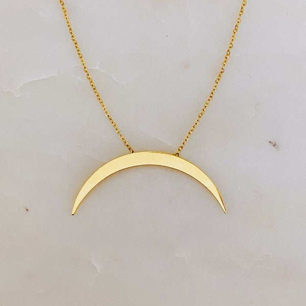 Glam Boho Crescent Necklace