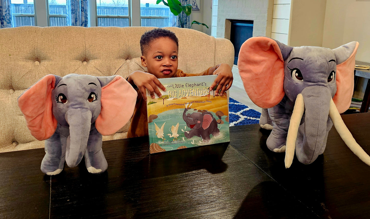 Children's Elephant Book | The Little Elephant's Big Adventure | Amara The Elephant | Children's Picture Book | Hardcover