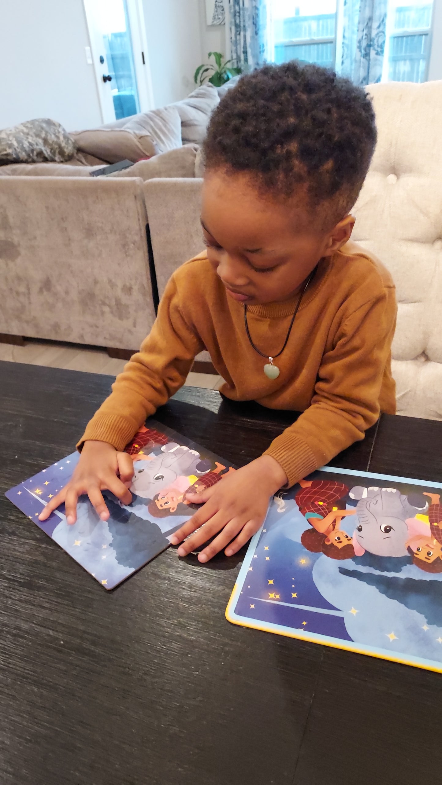 2-in-1 Jigsaw Magnetic Puzzle Book for Fun Learning | Educational Toys for Kids 3+ | Interactive Storybook Puzzles from The Little Elephant's Big Adventure Book