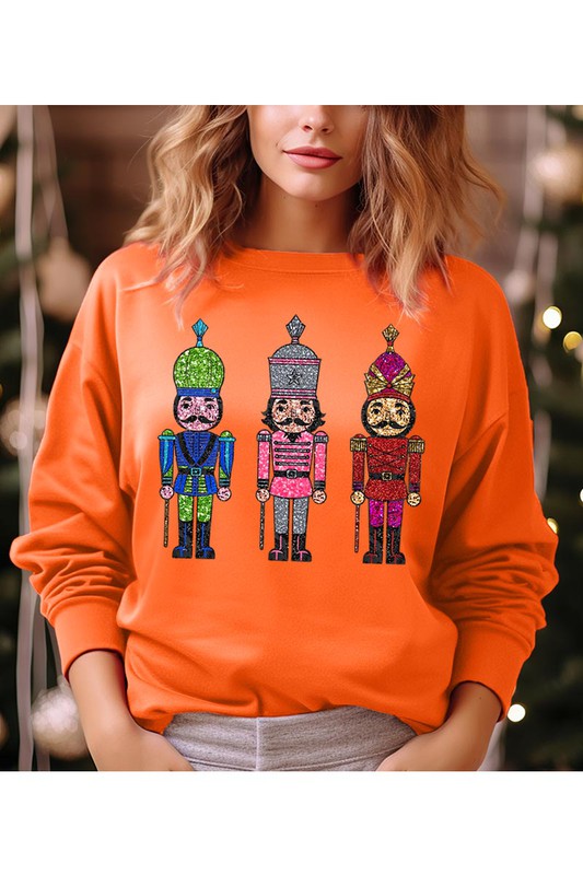 Christmas Nutcracker Unisex Fleece Sweatshirt