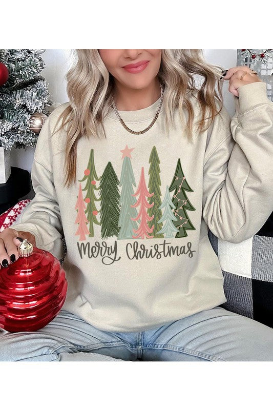 Christmas Tree unisex Fleece Sweatshirt