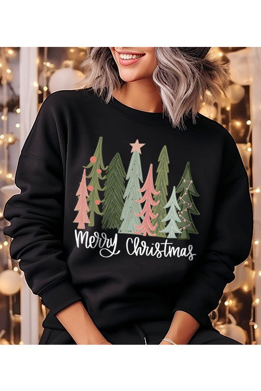 Christmas Tree unisex Fleece Sweatshirt