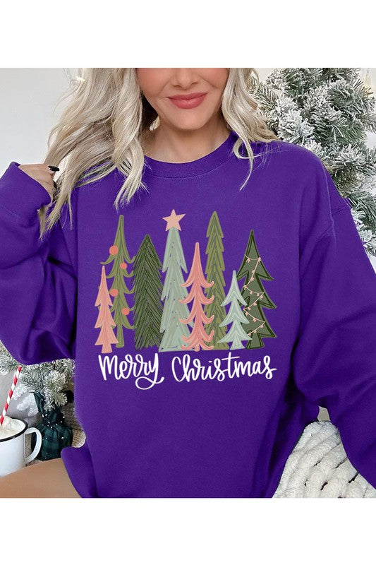 Christmas Tree unisex Fleece Sweatshirt