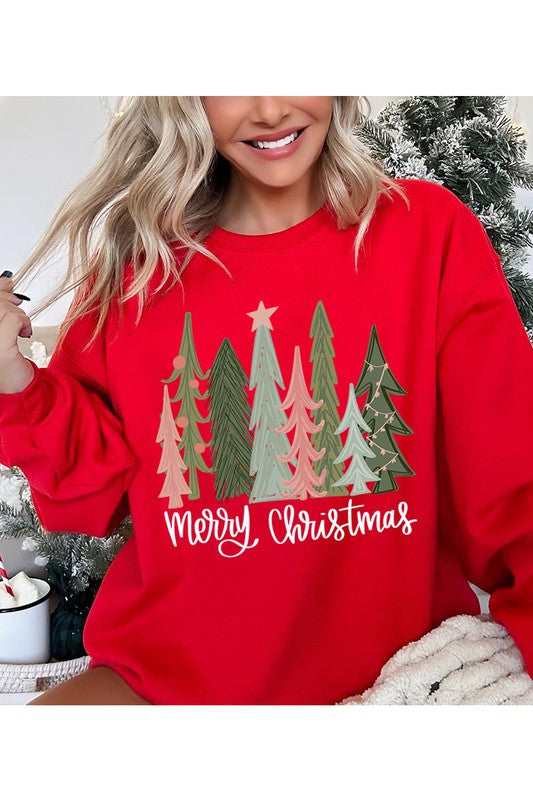 Christmas Tree unisex Fleece Sweatshirt