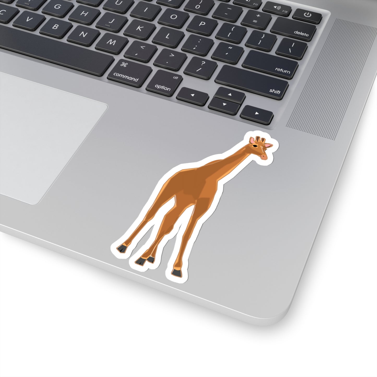 Baby Giraffe Sticker with no Spots | Kiss-Cut Giraffe Stickers