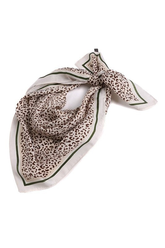 Leopard Silk Fashion Scarf
