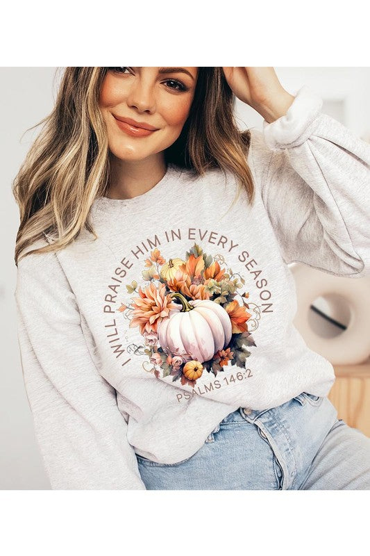 Pumpkin Unisex Fleece Sweatshirt