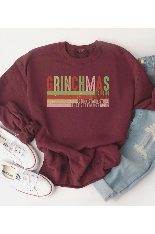 Grinchmas Unisex Fleece Sweatshirt