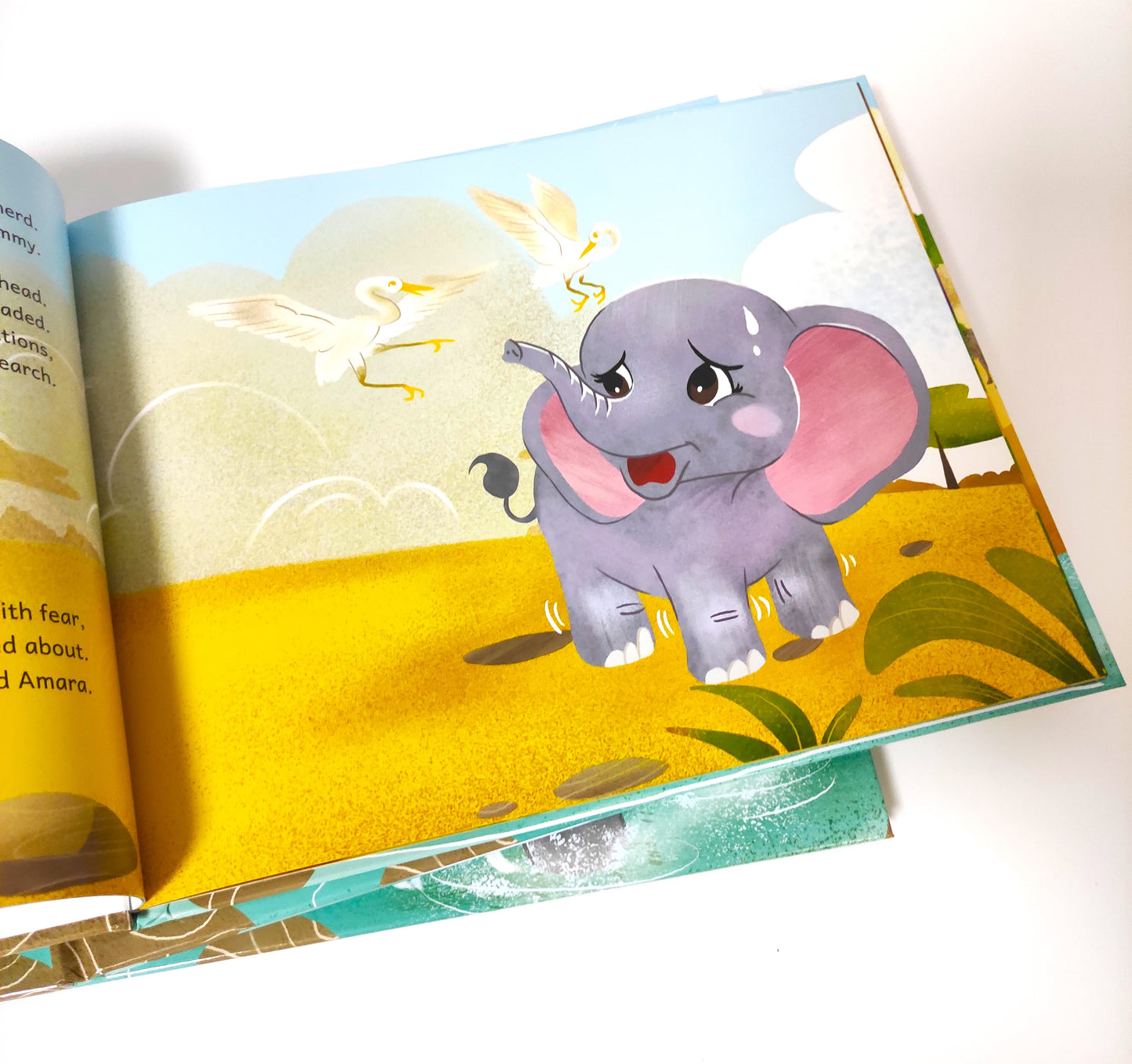 Children's Safari Adventure Picture Book | The Little Elephant's Big Adventure | Hardcover | Amara the Elephant