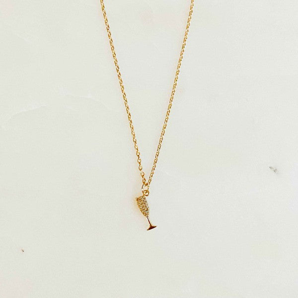 Cheers To Happily Ever After Necklace