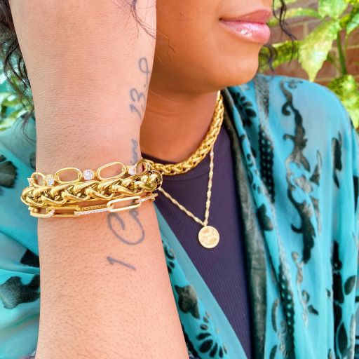 Uptown Chain And Shine Bracelet