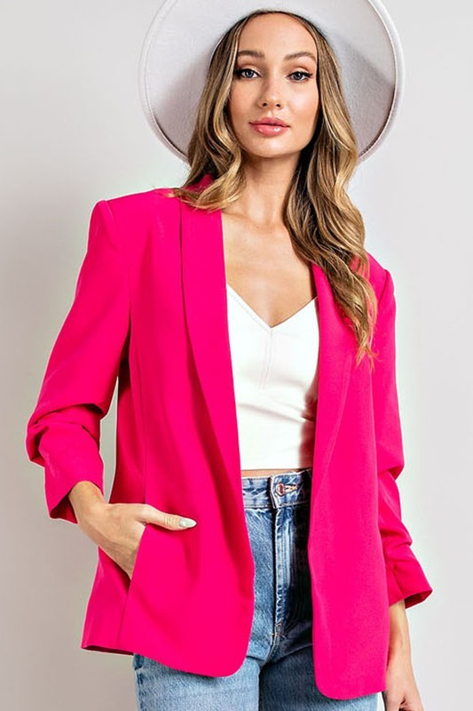 Shawl Lapel Blazer for Women