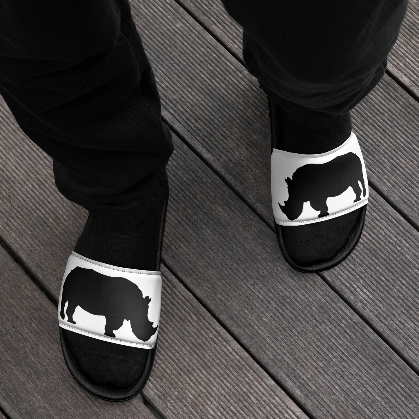 Men’s Rhino Slides in Black or White