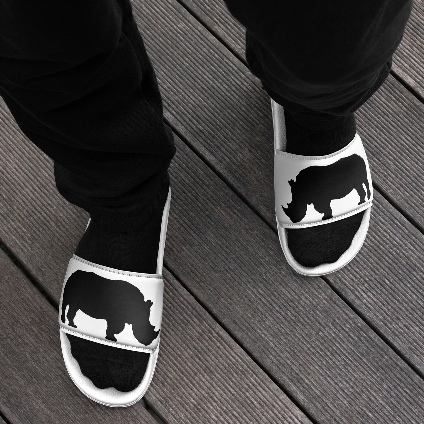 Men’s Rhino Slides in Black or White