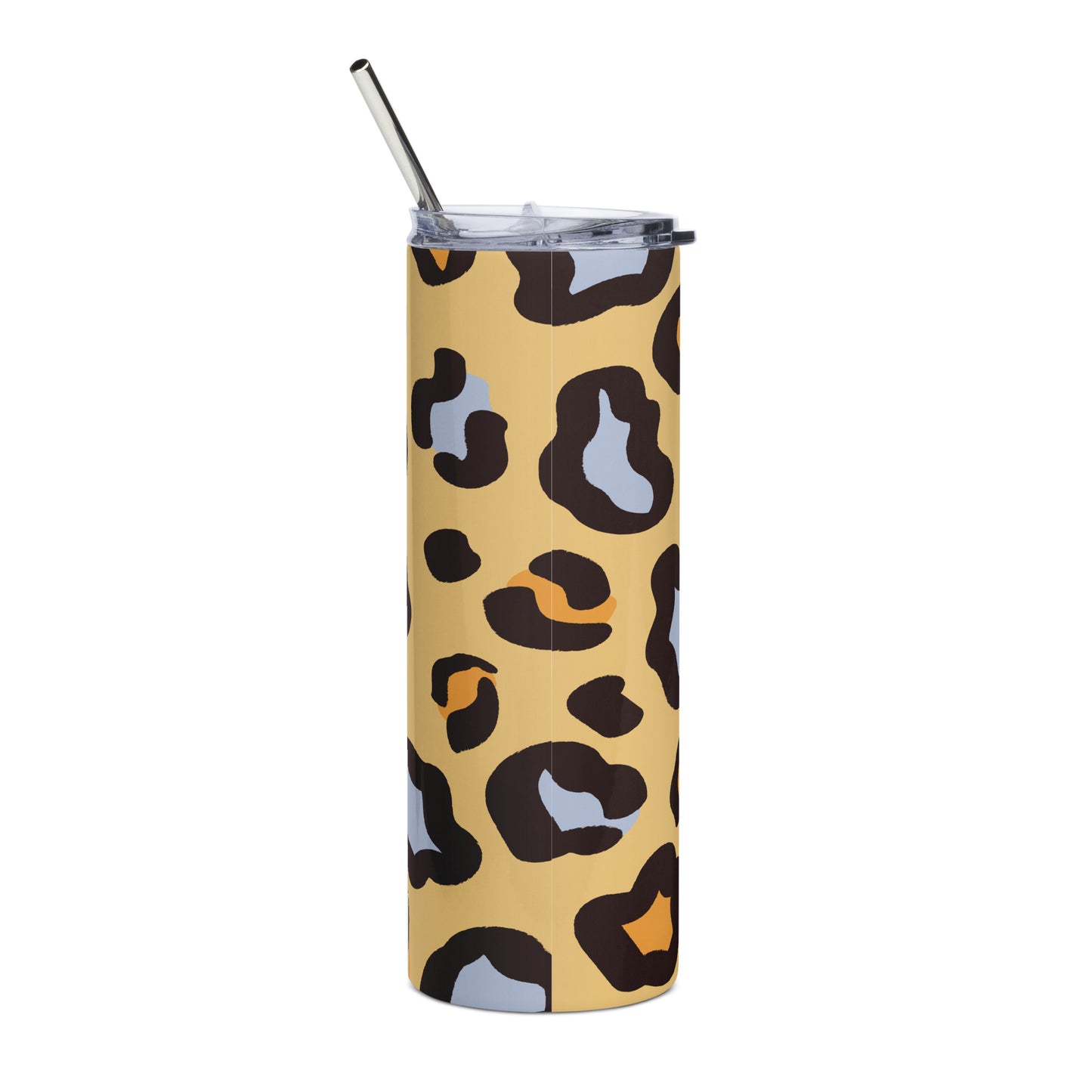 Colorful Cheetah Pattern Stainless Steel Tumbler (20 oz.)