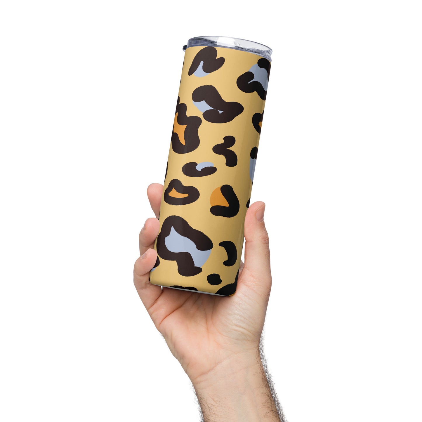Colorful Cheetah Pattern Stainless Steel Tumbler (20 oz.)