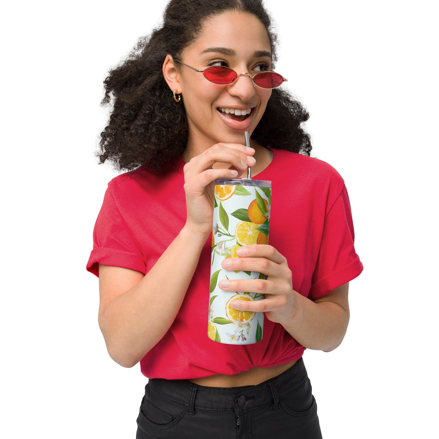 Citrus Fruit Stainless steel tumbler (20 oz.)