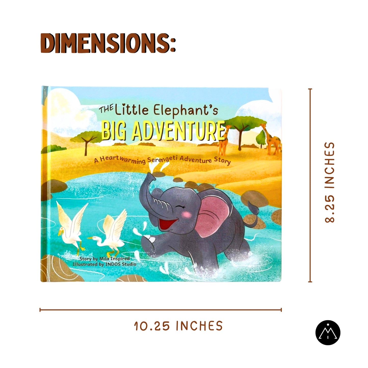 Children's Elephant Book | The Little Elephant's Big Adventure | Amara The Elephant | Children's Picture Book | Hardcover