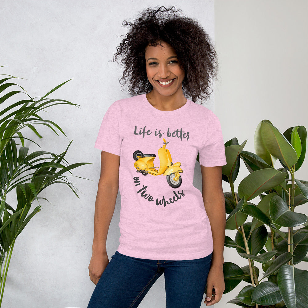 Light Colored Unisex t-shirt Travel Shirt