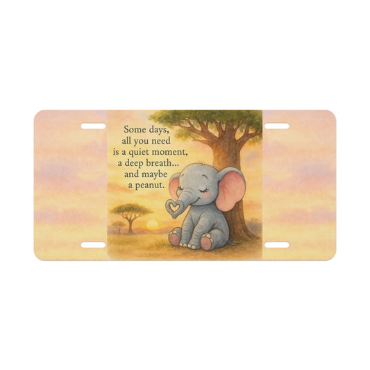 Elephant Vanity License Plate