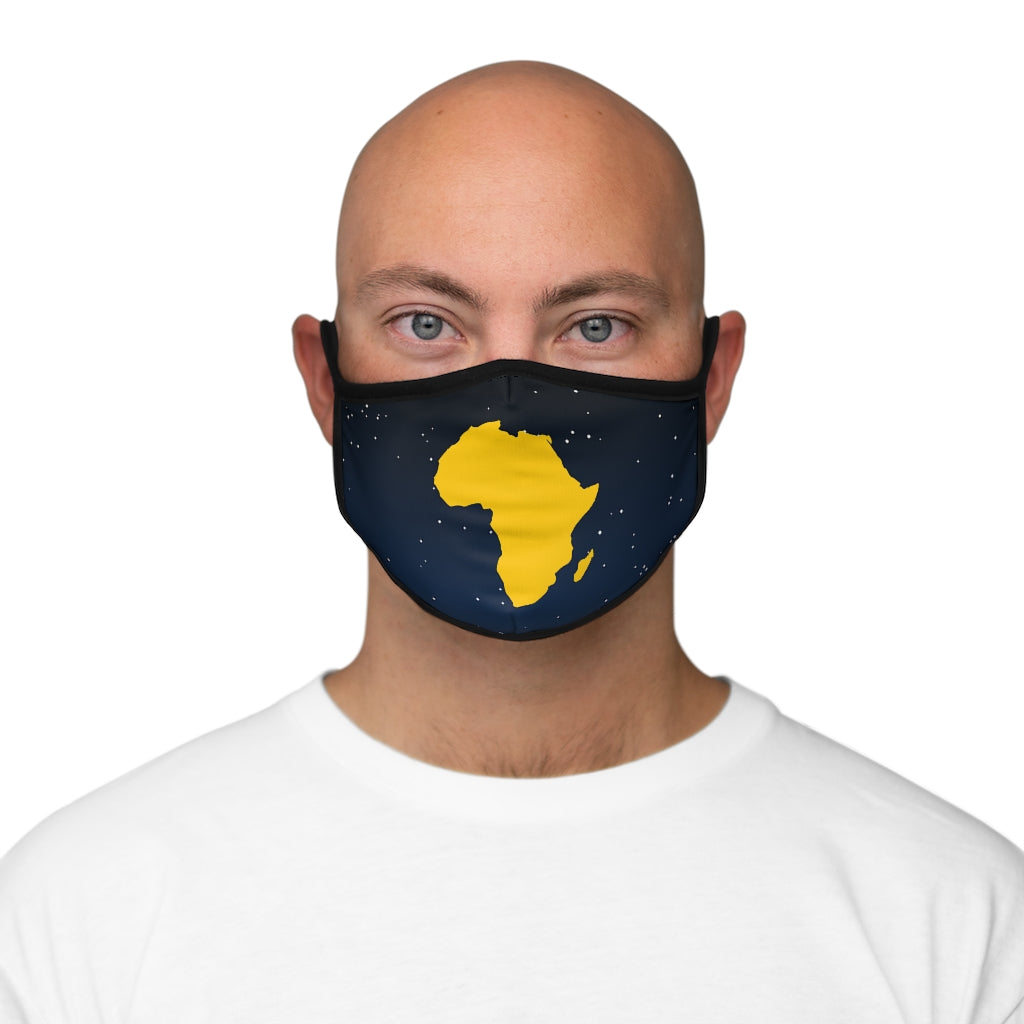 Africa Fitted Polyester Face Mask