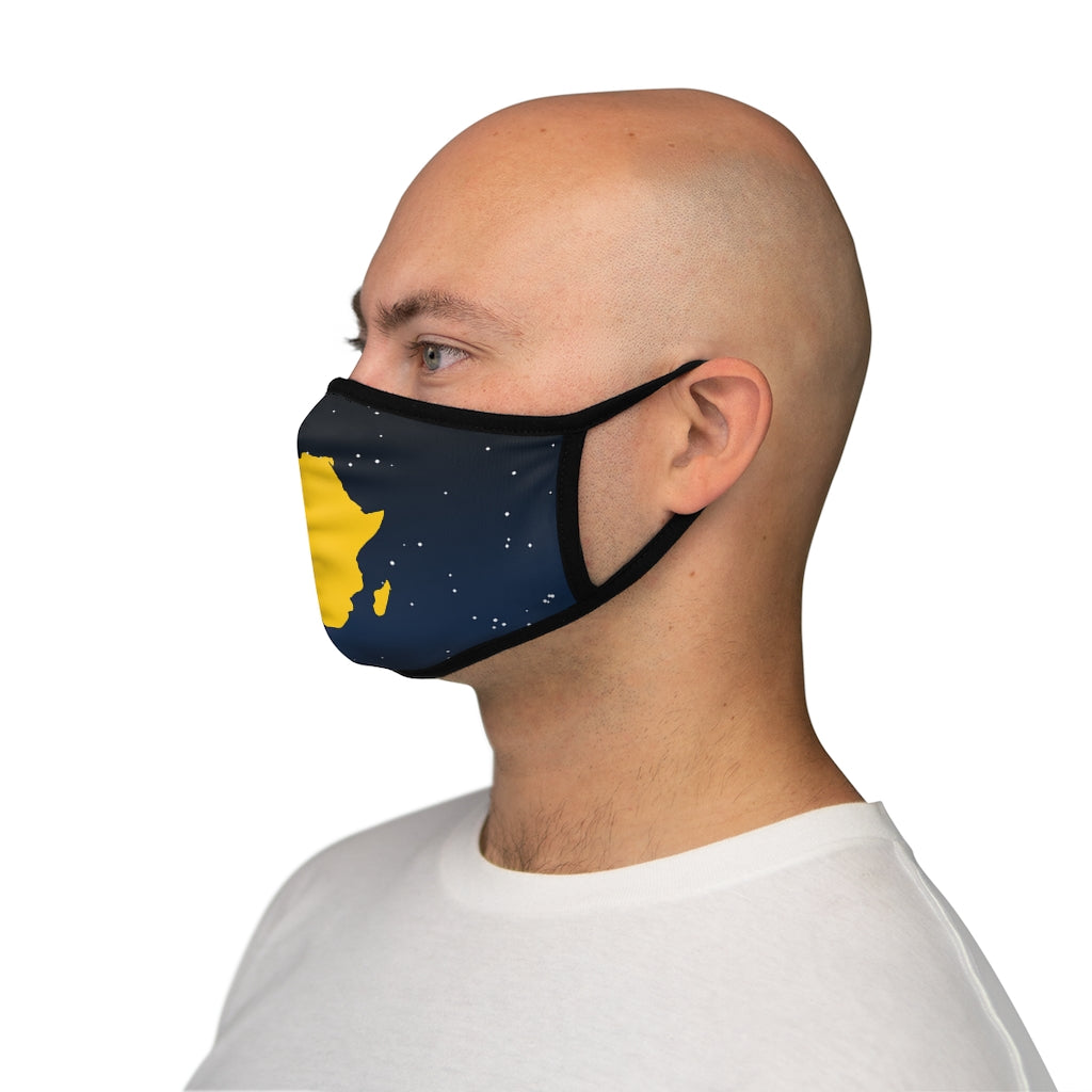 Africa Fitted Polyester Face Mask
