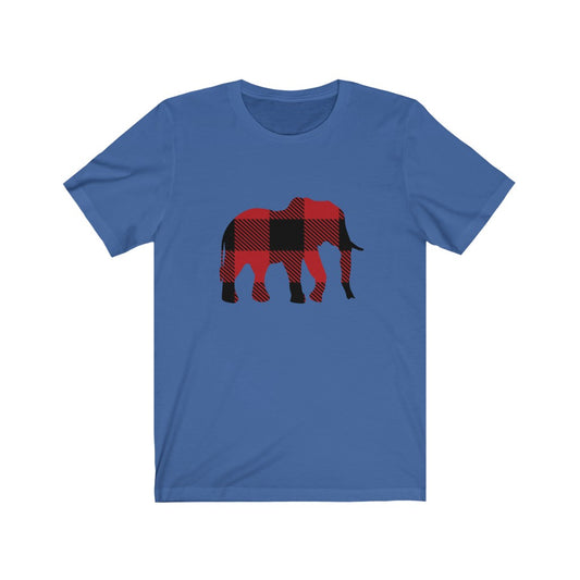 Men's Elephant Shirt with Buffalo Print