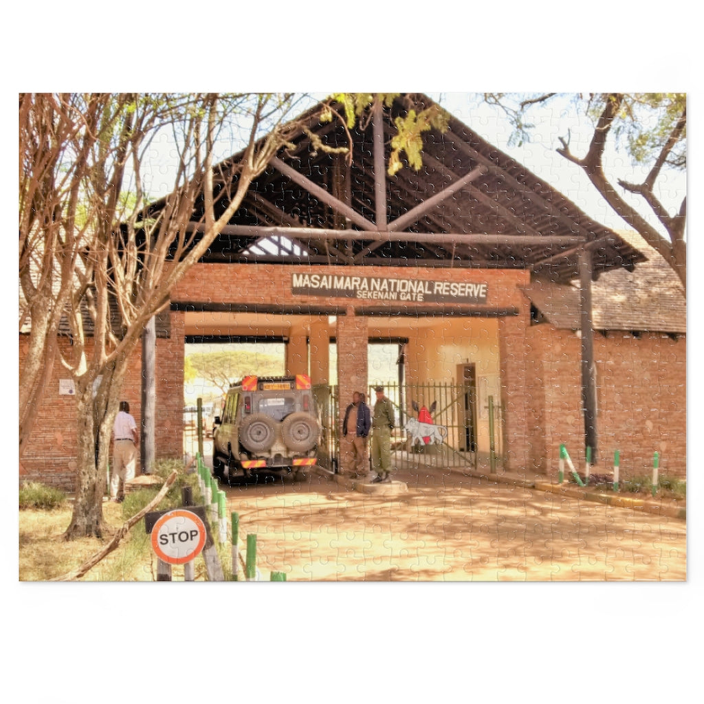 Masai Mara Safari Puzzle with 252 Pieces or 500 Piece Jigsaw Puzzle for Adults | Safari Jigsaw Puzzle for Adults | Family Games