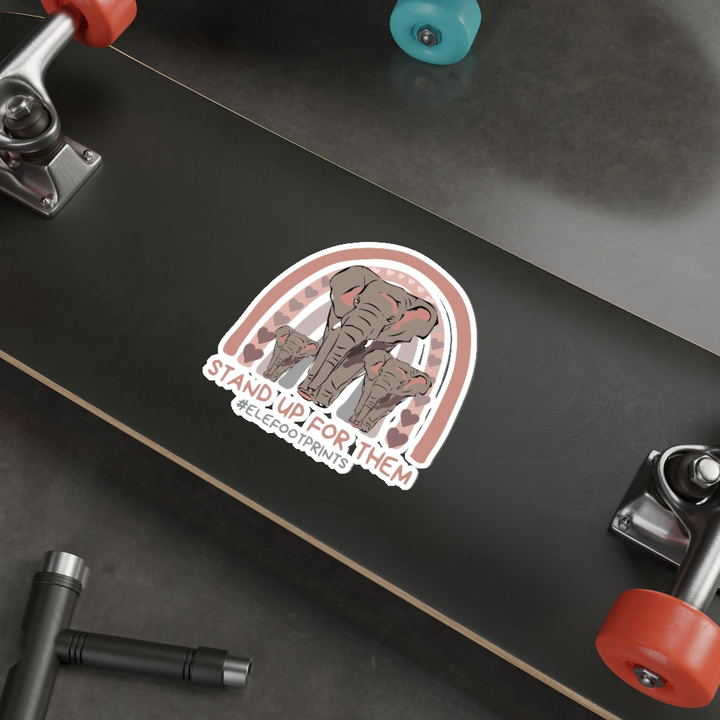 Die-Cut Elephant Stickers