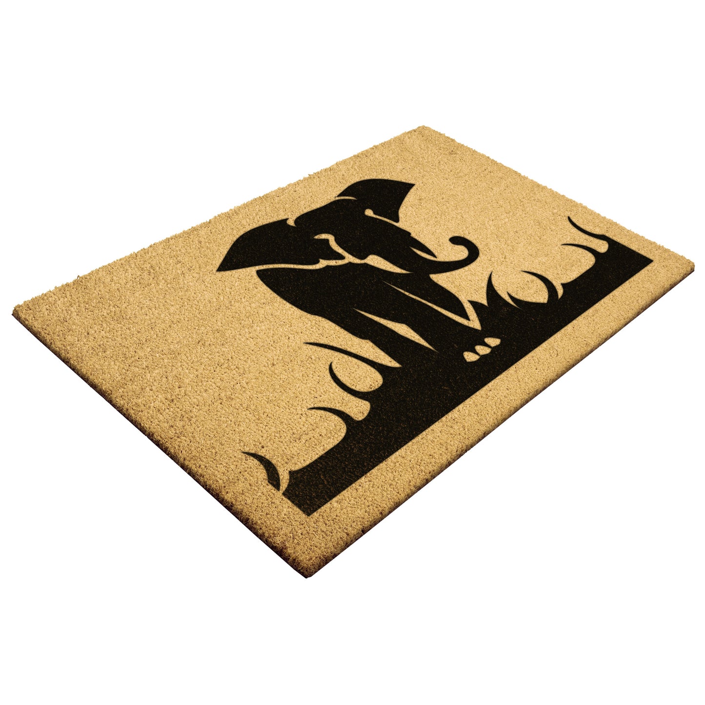 Jumbo Elephant WELCOME Mat | Welcome Doormat | African Elephant Mat | Animal Front Door Mat | Cool Front Door Mat Mat | Front Door Mat