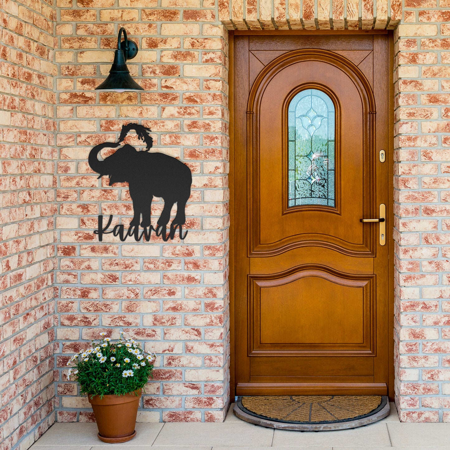 Kaavan Elephant Metal Sign | Elephant Metal Wall Decor | Metal Wall Art | Asian Elephant Metal Art| Kaavan Sign | Wedding Gift | Elephant Metal Art | Housewarming Gift