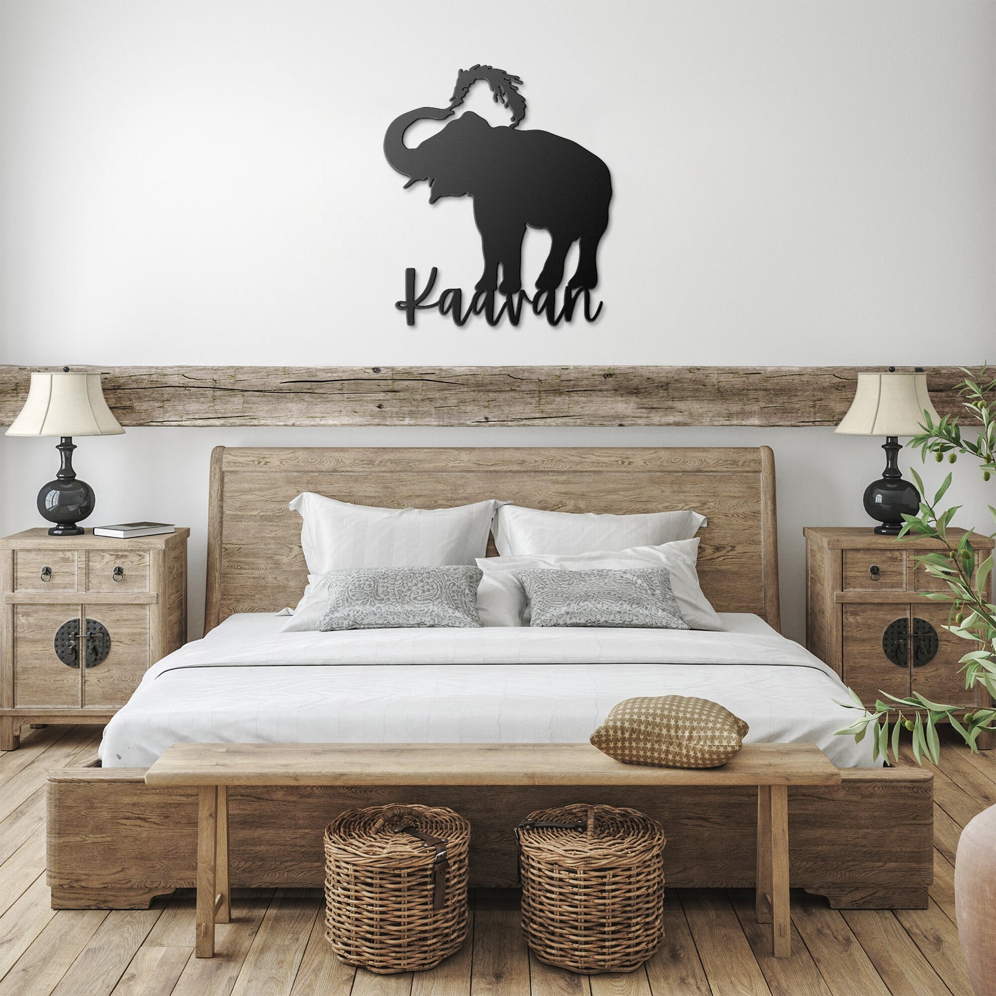 Kaavan Elephant Metal Sign | Elephant Metal Wall Decor | Metal Wall Art | Asian Elephant Metal Art| Kaavan Sign | Wedding Gift | Elephant Metal Art | Housewarming Gift