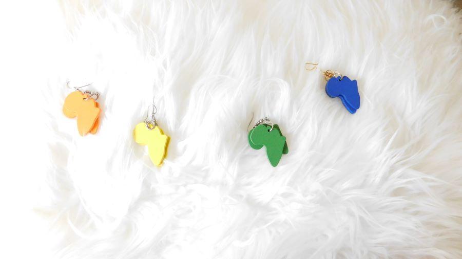 Africa Earrings - Elephant Footprints