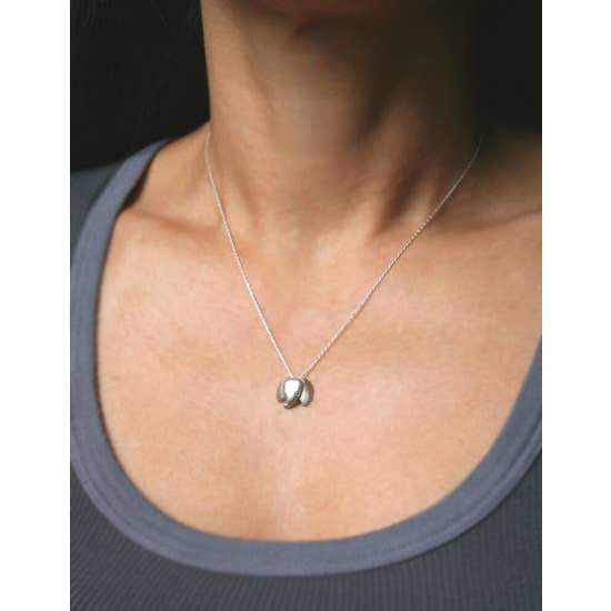 Baby Elephant Necklace in Sterling Silver with Diamonds Elephant Ring
