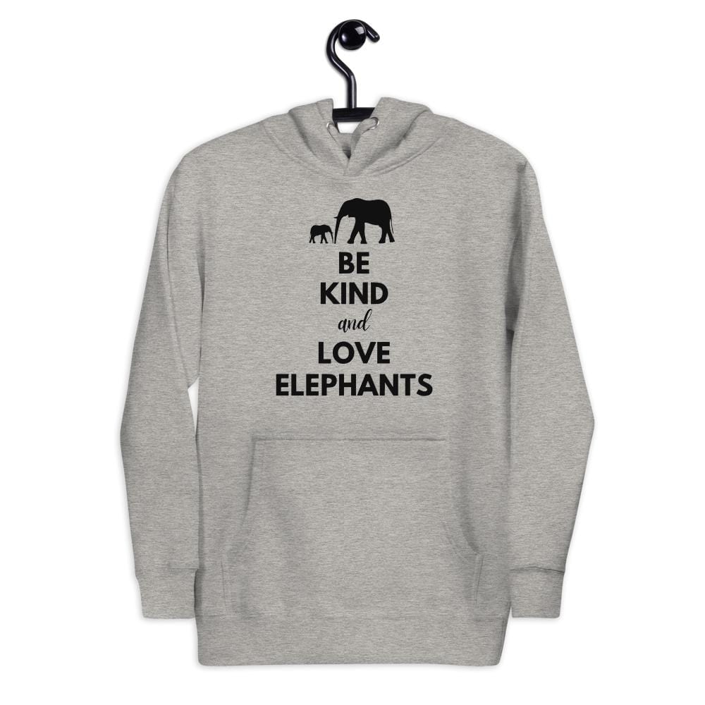 Be Kind and Love Elephants Unisex Hoodie