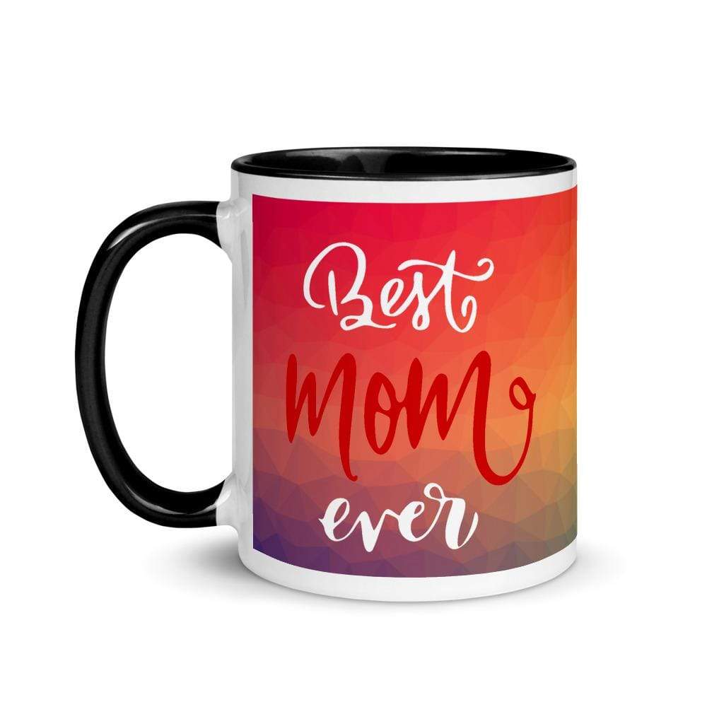 Best Mom Ever Elephant Accent Mug