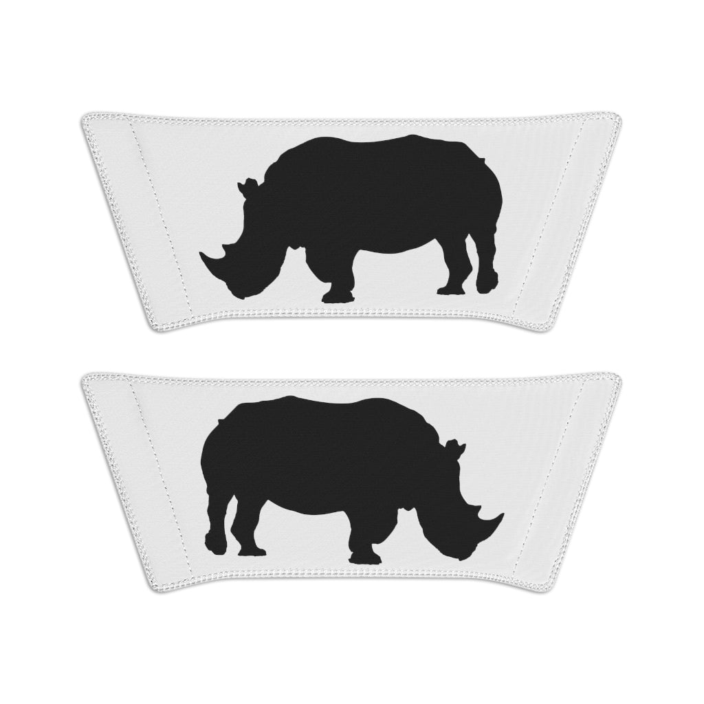 Men's Slide Sandals with Rhino Design, Rhino Sandals for Men, Men's Slippers with Removable Straps, Sandals with African Rhino, Men's Shoes